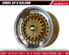 JHBBS 16X8 GOLDBR